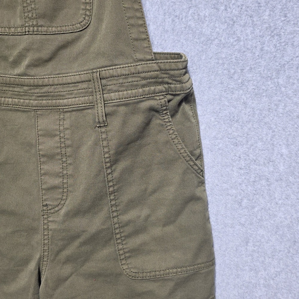 prAna Women's Green Canvas Overall Romper Shortalls - S - Picture 3 of 12